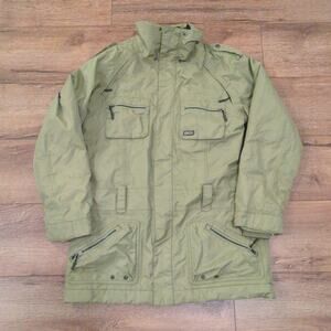 VTG Oakley Ski Snowboard Women's Small Baggy Fit Jacket Chore Utility Field Y2K